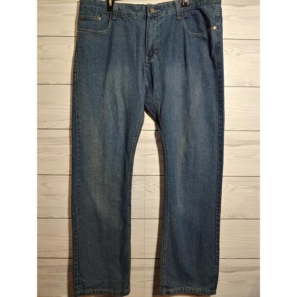 Mens Y2K Indigo-30  Loose Fit denim jeans size 40/34 - Picture 1 of 4